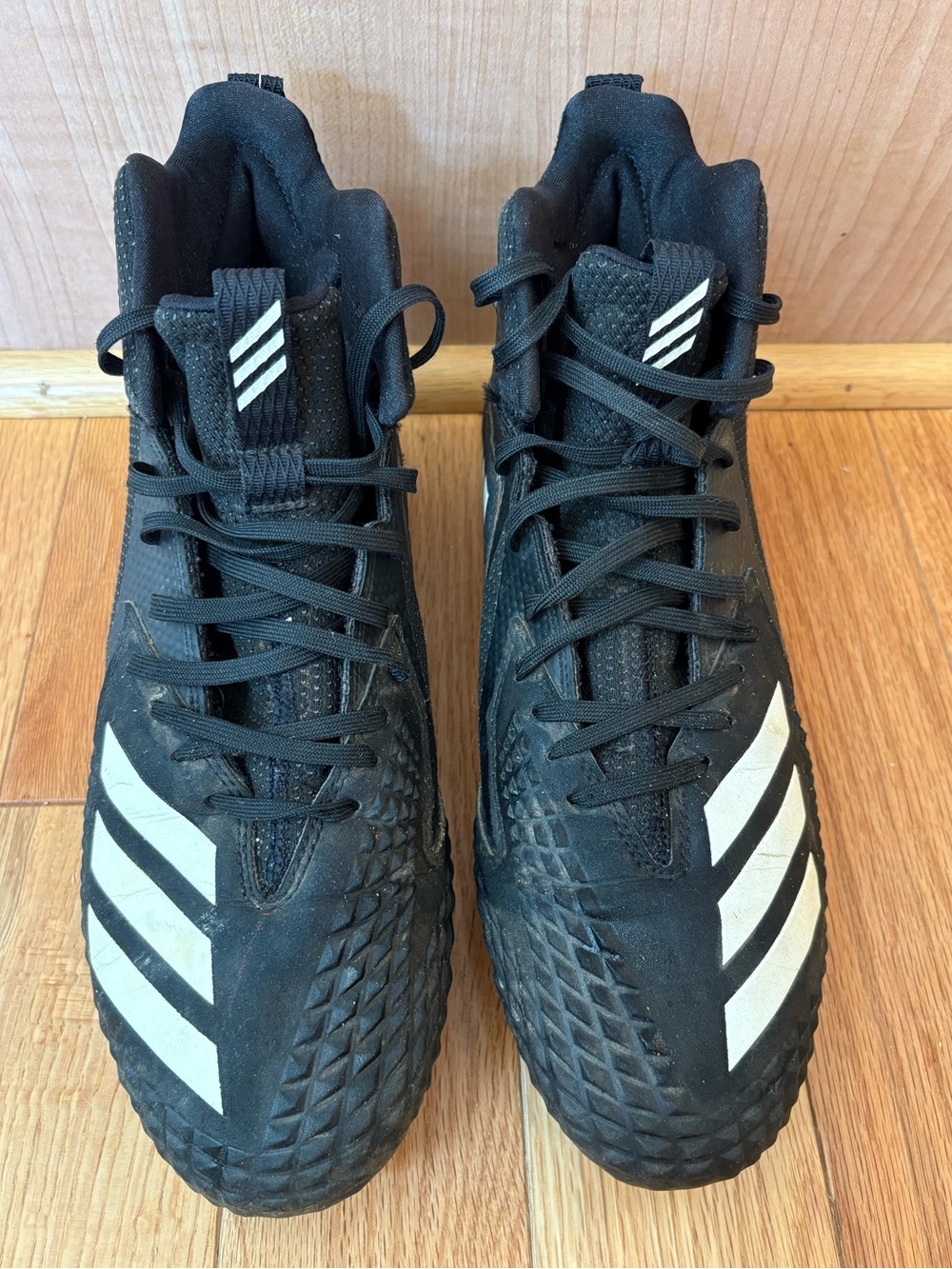 ADIDAS FREAK X CARBON MID FOOTBALL CLEATS MENS SIZE 10 BLACK
